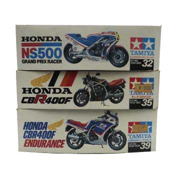 タミヤ 1/12 HONDA/ホンダ NS500/CBR400F/CBR400F ENDURANCE バイク 　画像